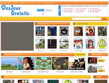 Tablet Screenshot of desjeux-gratuits.fr